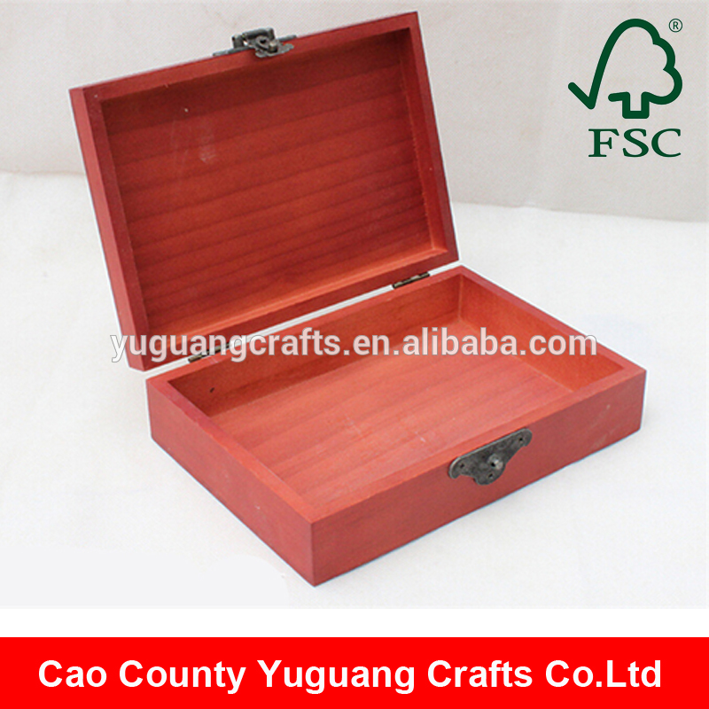 貿易保証レッド手作りカスタム小さな木製梱包箱-梱包箱問屋・仕入れ・卸・卸売り