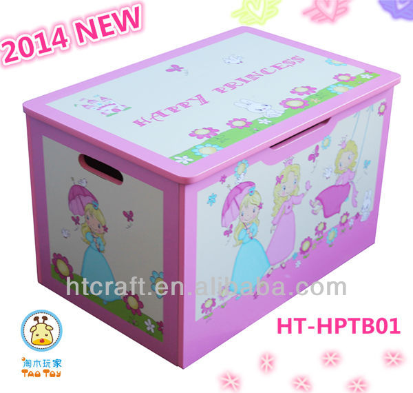 Ht-hptb01モデル- かわいいカラフルな子の女の子のための木製の人形の箱2014年に新しい姫デザイン-その他包装資材問屋・仕入れ・卸・卸売り
