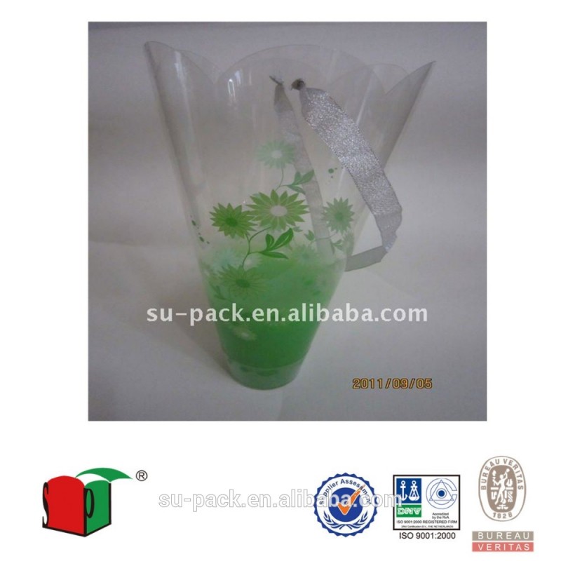 印刷されたプラスチック花シリンダー包装-フラワースリーブ問屋・仕入れ・卸・卸売り