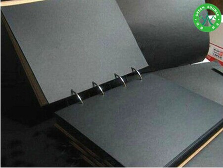 黒い段ボール紙250グラムに450グラム布用タグ-専門用紙問屋・仕入れ・卸・卸売り