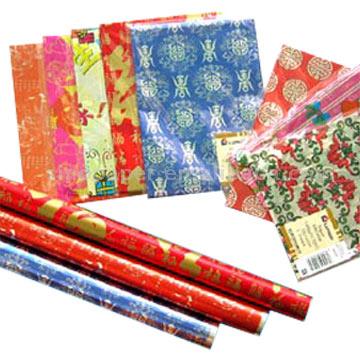 印刷されたギフトの包装紙-プリンター用紙問屋・仕入れ・卸・卸売り