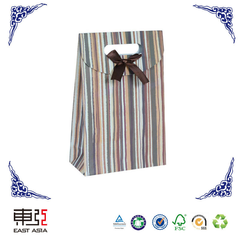 小さなカラフルなストライプのギフト紙バッグの中国の工場-包装袋問屋・仕入れ・卸・卸売り