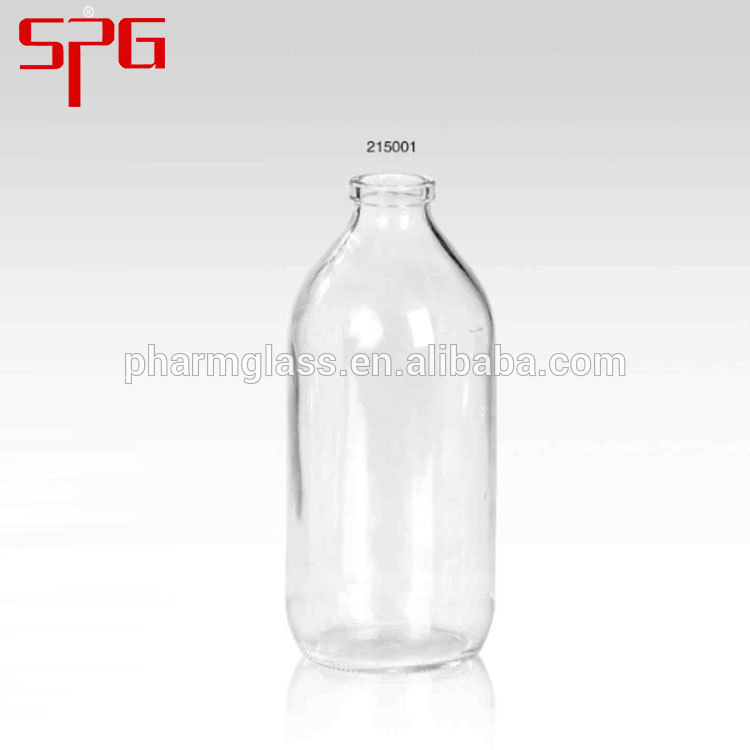 100ミリリットル輸液ボトル32ミリメートルネック仕上げガラスボトル製造ガラスボトルサプライヤーガラスボトルプロデューサー-ボトル問屋・仕入れ・卸・卸売り