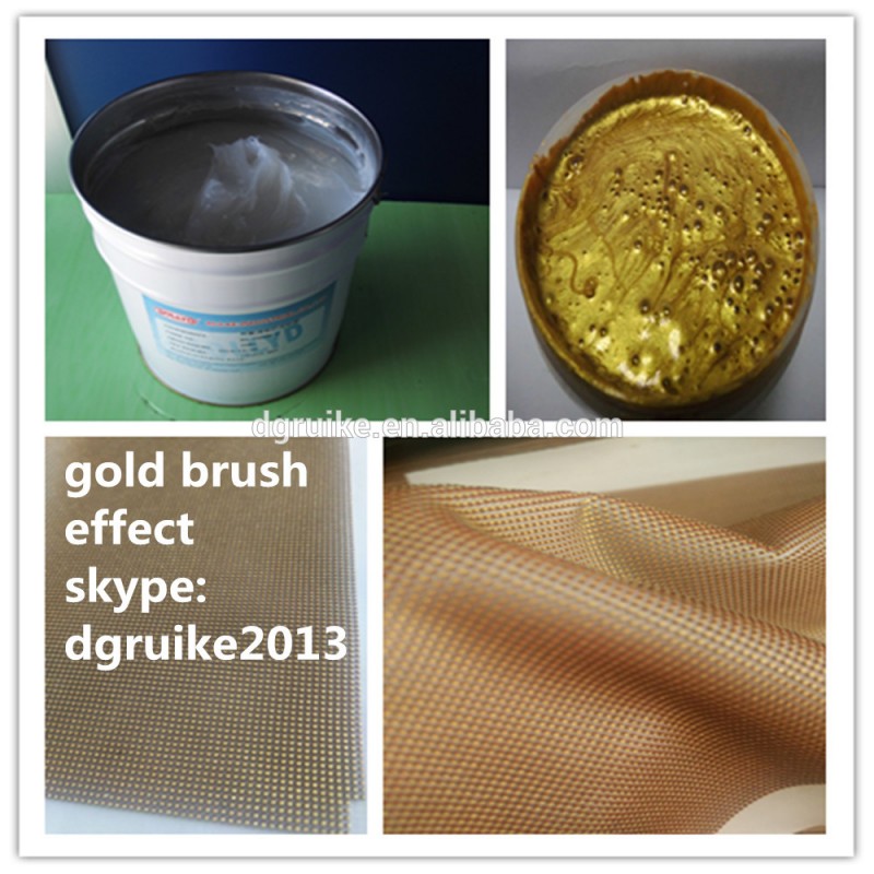 ゴールド歯ブラシ効果シリコーン高密度スクリーン印刷-プリンターインク問屋・仕入れ・卸・卸売り