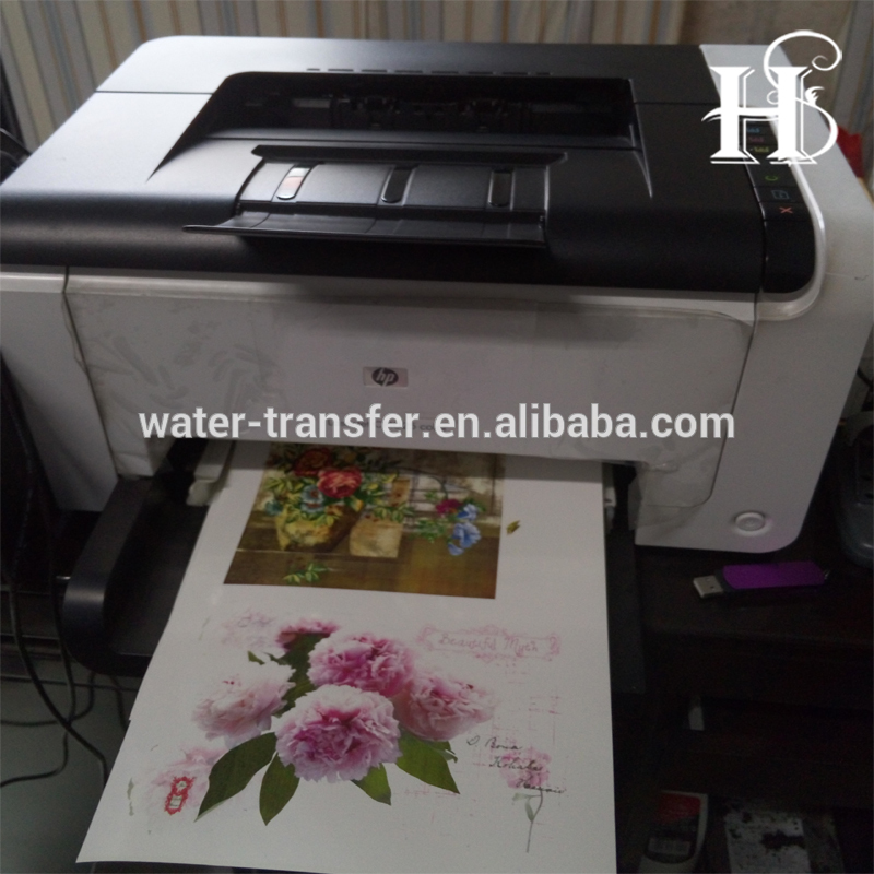 印刷可能な水移動の印刷フィルムhs/ブランク水転写フィルムをプリンタで裏紙が付いている-転写紙問屋・仕入れ・卸・卸売り