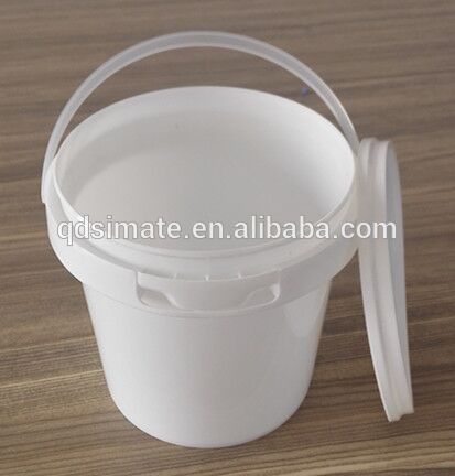 1l白いプラスチックバケツで蓋用食品または化学熱い販売pial-ドラムス、バケツ、およびバーレル問屋・仕入れ・卸・卸売り