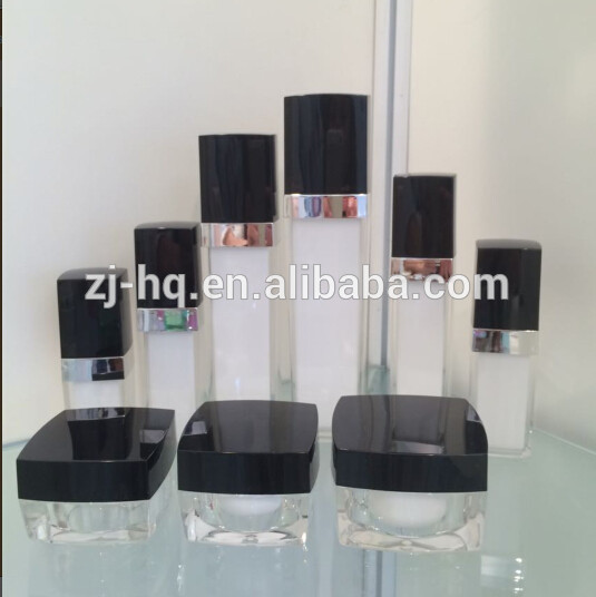 3ml10ミリリットル15ミリリットル30ml50ml四角瓶化粧品クリームジャーアクリルクリームジャー-瓶、容器類問屋・仕入れ・卸・卸売り