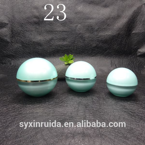 15g/20g/30g/50gボールの形のアクリルクリームジャー-瓶、容器類問屋・仕入れ・卸・卸売り