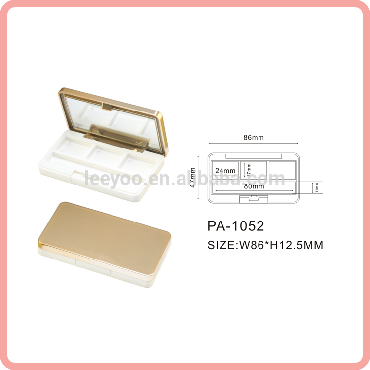 PA-1052高級ゴールドアイシャドウパレットアイシャドウケース化粧品包装-梱包箱問屋・仕入れ・卸・卸売り