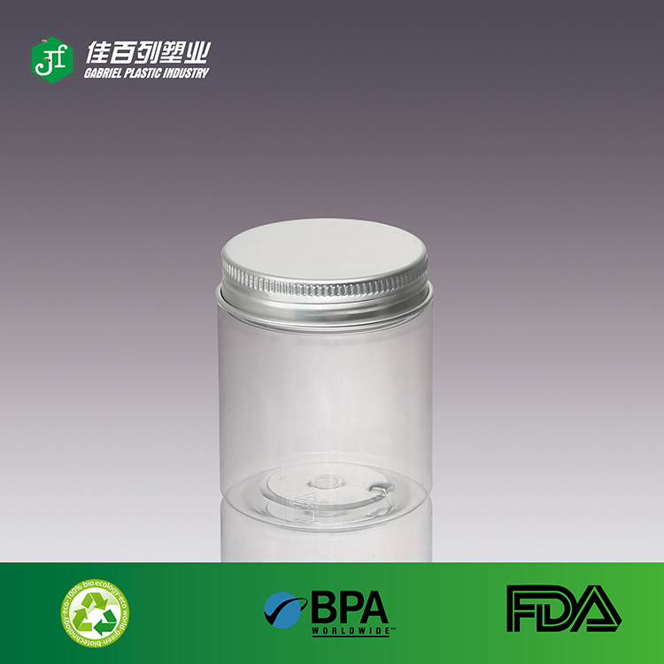 熱い販売卸売100 グラム クリア リサイクル ラウンド プラスチック化粧品瓶-瓶、容器類問屋・仕入れ・卸・卸売り