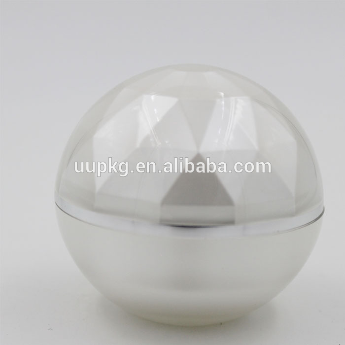 uu包装一学年50g碧玉瑪瑙ボール形状acryic工場直接販売-瓶、容器類問屋・仕入れ・卸・卸売り