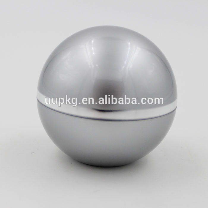 uu50g包装の豪華なボールの形の化粧品アクリルジャー工場直接販売のためのクリーム-瓶、容器類問屋・仕入れ・卸・卸売り