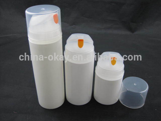 白いプラスチック製の化粧品ボトル30mlppローションボトル中国製-瓶、容器類問屋・仕入れ・卸・卸売り