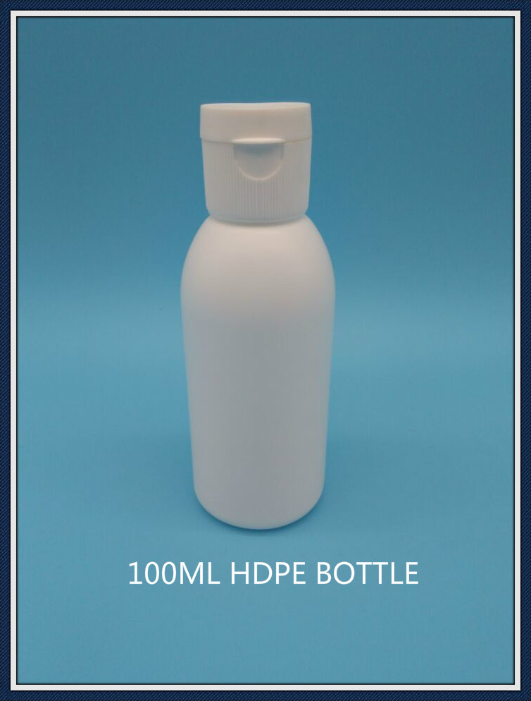 ポータブル100ミリリットルpeボトル、 プラスチックボトル用フリップトップキャップローション卸売-ボトル問屋・仕入れ・卸・卸売り