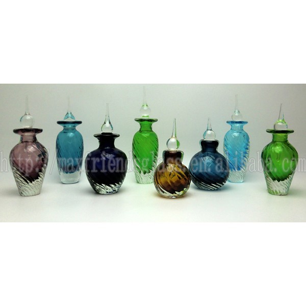 ソリッドカラーの手が作った高品質の香水瓶キャップ付き-ボトル問屋・仕入れ・卸・卸売り