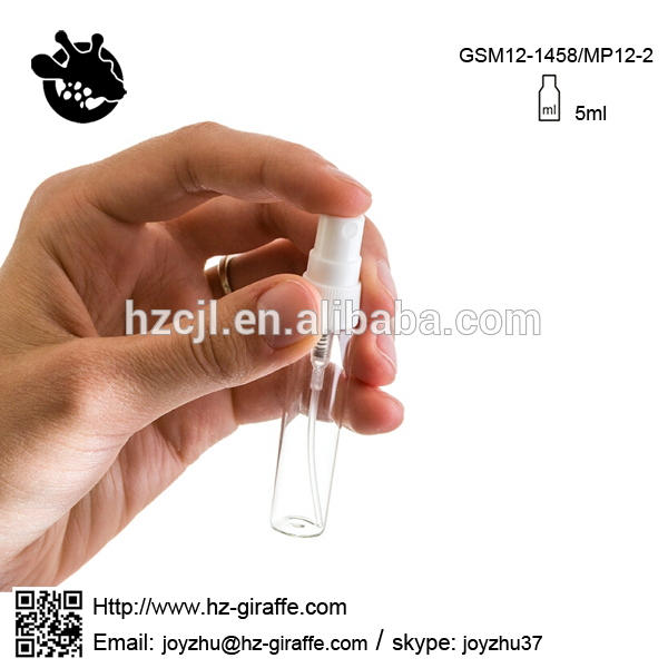 熱い販売のパーソナルケア香水の使用管5ミリリットル透明なガラスのスプレーボトル-ボトル問屋・仕入れ・卸・卸売り