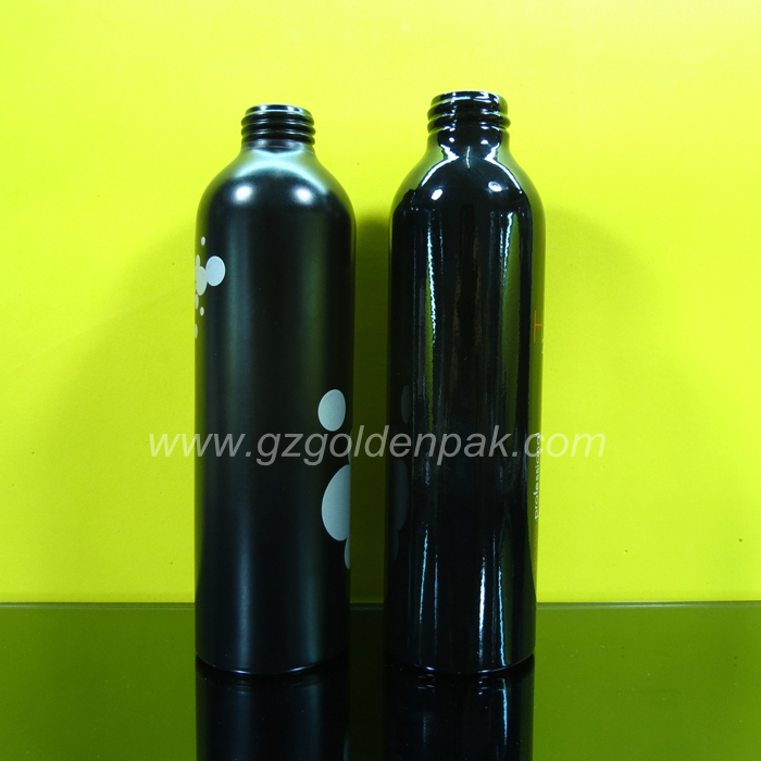 黒色アルミニウムボトルでスクリューキャップ用梱包化粧品-ボトル問屋・仕入れ・卸・卸売り
