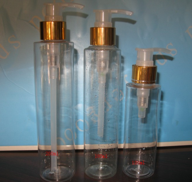 ペットプラスチック液体の空のボトルローションポンプ付き-ボトル問屋・仕入れ・卸・卸売り