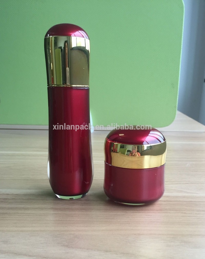 新しいデザイン2016アクリルローションボトルとクリームジャー-ボトル問屋・仕入れ・卸・卸売り