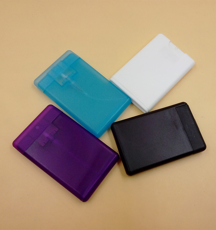中国サプライヤー無料サンプルppプラスチッククレジットカード20ミリリットル香水ボトル噴霧器-ボトル問屋・仕入れ・卸・卸売り