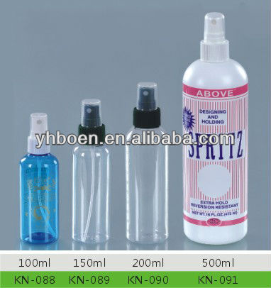 100ml、150ml、200mlの500ml PET/PEのスプレーポンプびん(香水、化粧品、医学のために)-ボトル問屋・仕入れ・卸・卸売り