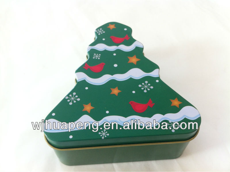 クリスマスツリー錫、ブリキの箱、ギフトボックス-缶問屋・仕入れ・卸・卸売り