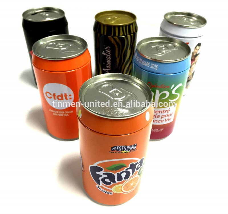 2015新しい デザイン ビール缶形状ブリーフ金属包装箱-缶問屋・仕入れ・卸・卸売り
