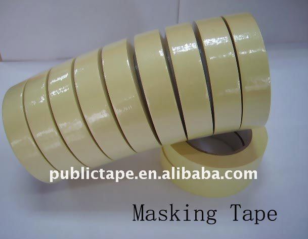 紙テープ黄色がかった紙テープを覆う車の絵画テープ-専門用紙問屋・仕入れ・卸・卸売り