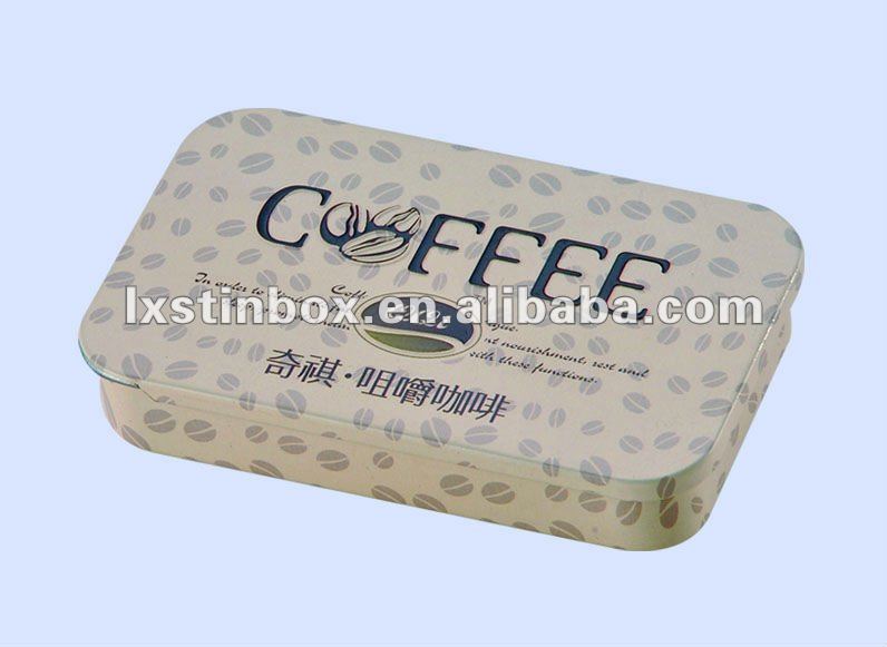 rectanguar形の高品質および流行の滑らせたコーヒー缶-缶問屋・仕入れ・卸・卸売り