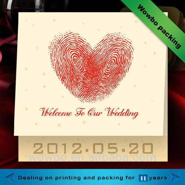 結婚式の招待状の紙2014年新しいデザインカード卸売-プリンター用紙問屋・仕入れ・卸・卸売り