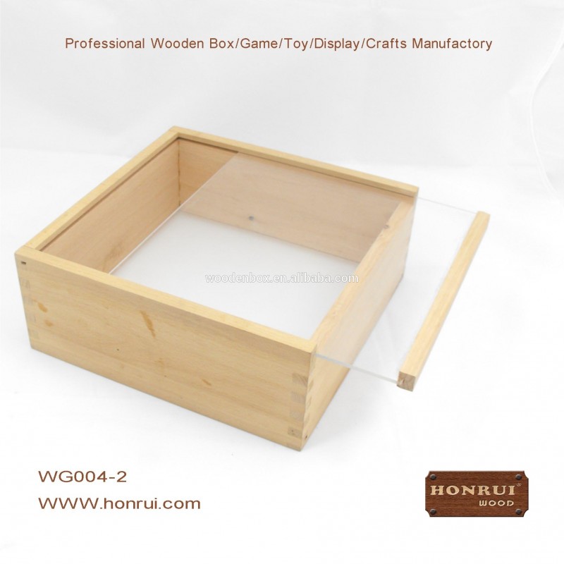 2014年熱い販売の木製ジュエリーボックス、 蓋のない箱木製-梱包箱問屋・仕入れ・卸・卸売り