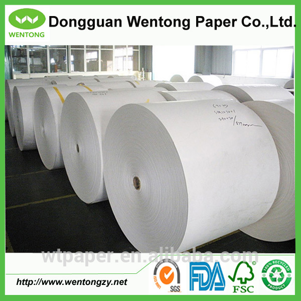 アリババ中国工場201580gsm白いクラフト紙の買い物袋のために-プリンター用紙問屋・仕入れ・卸・卸売り