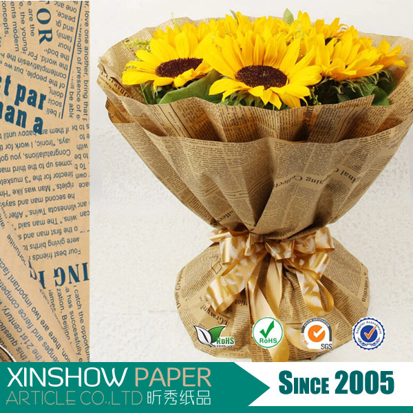 花の梱包材クラフト80グラムデザイン新聞用紙-プリンター用紙問屋・仕入れ・卸・卸売り