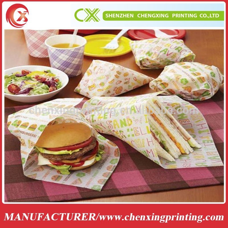 サンドイッチの包装紙の食品グレードのクラフト-パッケージ用紙問屋・仕入れ・卸・卸売り