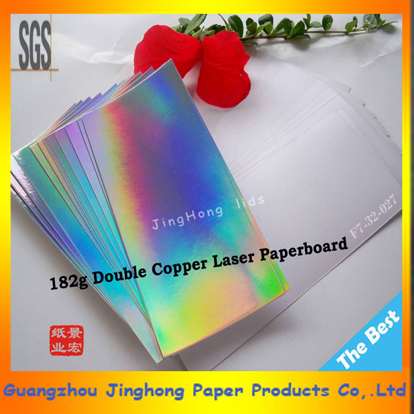 メタリック紙ホログラフィックレーザー182グラム/新鮮なレーザーカード-専門用紙問屋・仕入れ・卸・卸売り