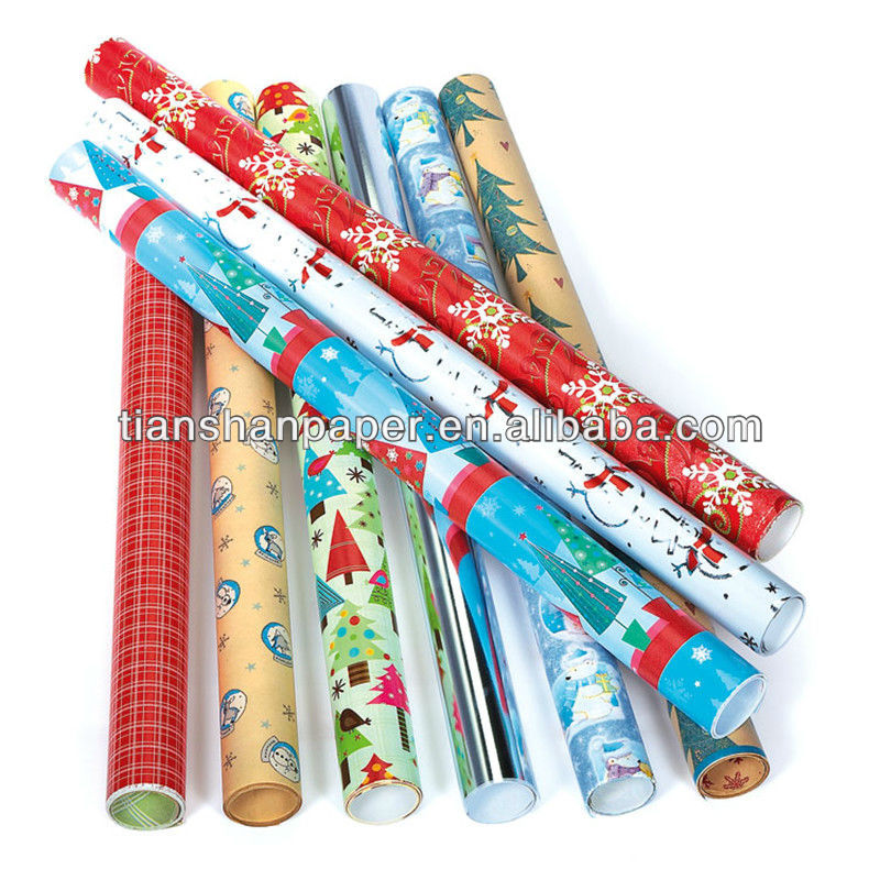 X' mas2014年熱い販売の包装紙を印刷-専門用紙問屋・仕入れ・卸・卸売り