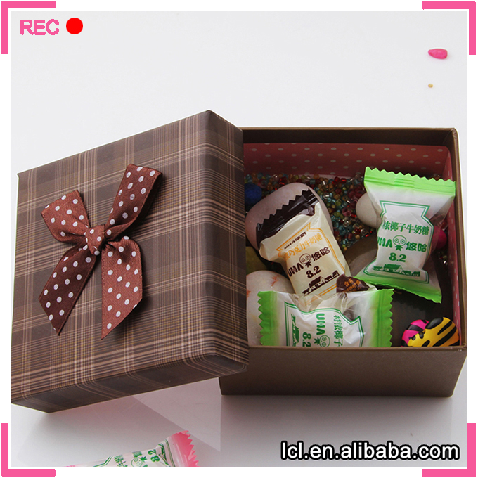 茶色段ボール紙箱用キャンディ、 ホット販売ギフトボックス紙-梱包箱問屋・仕入れ・卸・卸売り