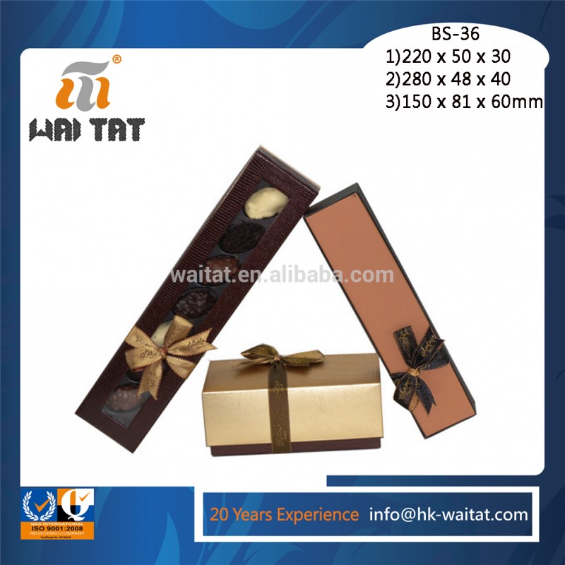 シンプル な リボン デザイン チョコレート ボックス-梱包箱問屋・仕入れ・卸・卸売り