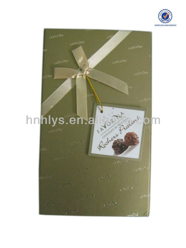 印刷されたチョコレートの2015熱い販売ハングタグを使用して紙箱-梱包箱問屋・仕入れ・卸・卸売り