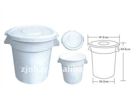 白い円形のプラスチックペンキのバケツ-ドラムス、バケツ、およびバーレル問屋・仕入れ・卸・卸売り