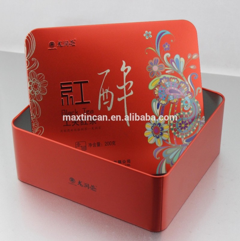 正方形の錫のパッケージ形の茶のための中国黒茶-梱包箱問屋・仕入れ・卸・卸売り
