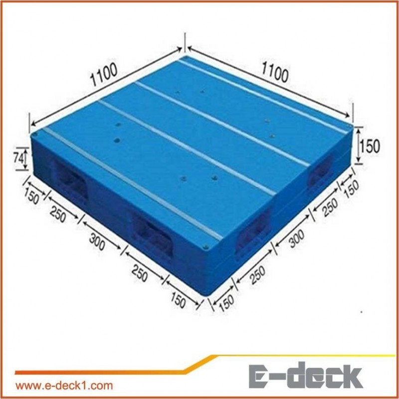 E- デッキ環境- やさしいダブル直面したプラスチックパレット1100*1100*150mmでプラスチックパレット-パレット問屋・仕入れ・卸・卸売り