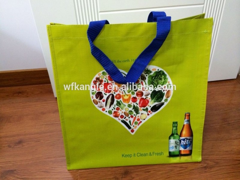 熱い販売のヘビーデューティーカスタムフルカラーラミネートpp織昇進のための印刷されたショッピングバッグ-包装袋問屋・仕入れ・卸・卸売り