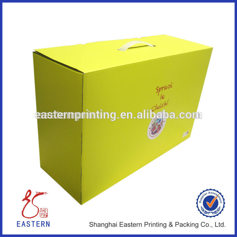 カスタムハンドル付き段ボール箱/段ボール包装ギフト用の箱-梱包箱問屋・仕入れ・卸・卸売り