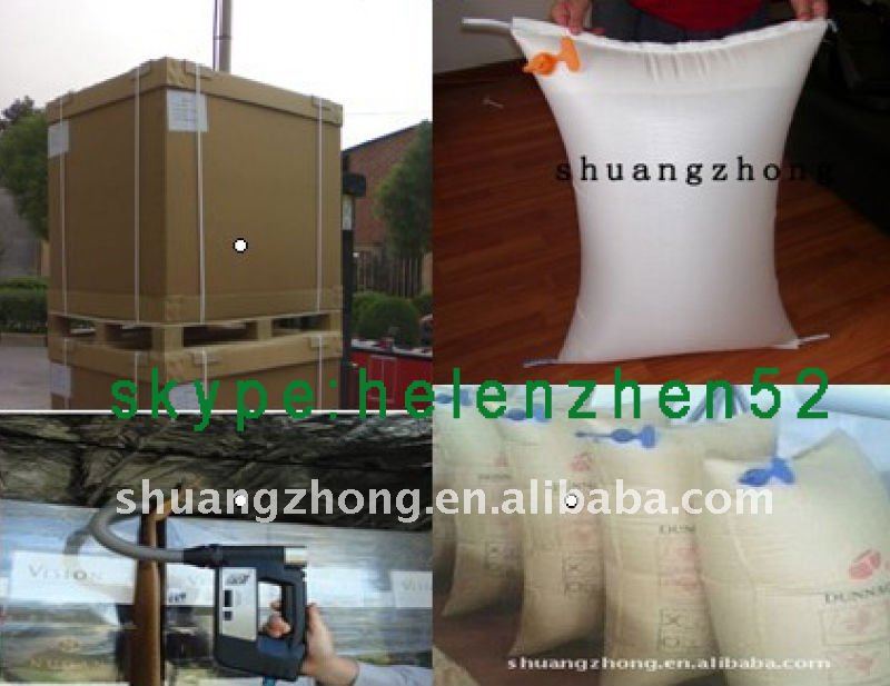 wetproofのmutlilayerの/2plyクラフト紙の荷敷きの空気bag/ppによって編まれる空気荷敷き袋の/vinylの荷敷きは袋に入れる-エアーバッグ問屋・仕入れ・卸・卸売り