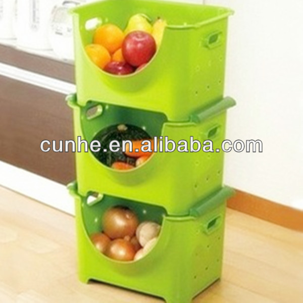 中国メーカー販売便利なプラスチッククレート用果物と野菜-かご問屋・仕入れ・卸・卸売り