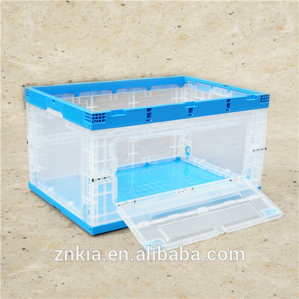 ムービングドア付き折りたたみプラスチックトート-かご問屋・仕入れ・卸・卸売り