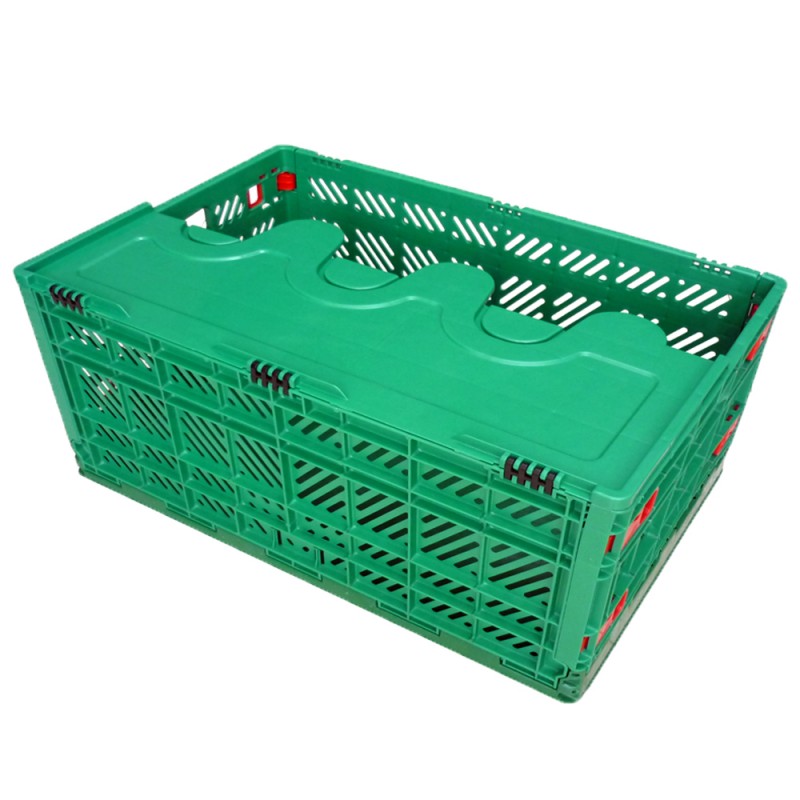 食品貯蔵容器600*400mm折りたたみクレート折りたたみクレート-かご問屋・仕入れ・卸・卸売り