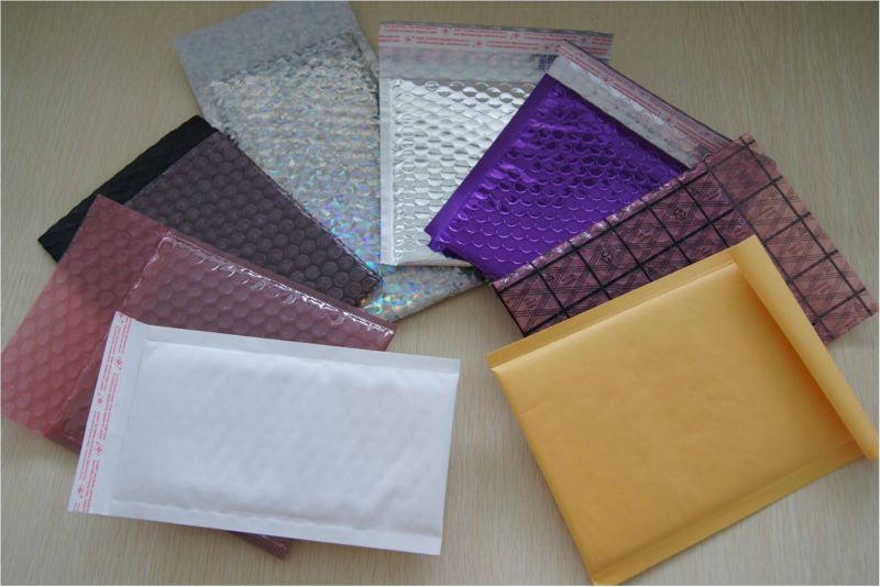 メタリックバブルメーラー; カラフルな高品質のバッグ、 ピンク封筒-郵送用封筒問屋・仕入れ・卸・卸売り