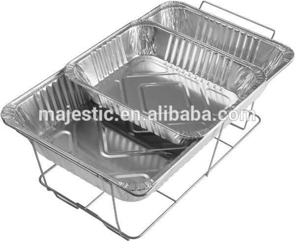 フルサイズのパン使い捨て食品トレイ浅い・深い媒体アルミ箔容器-包装用トレー問屋・仕入れ・卸・卸売り